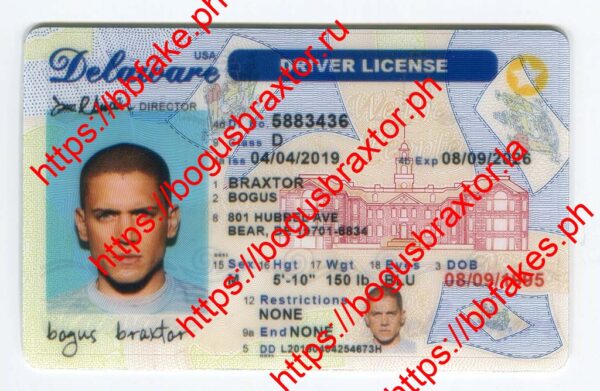 Delaware Fake ID - Bogus Braxtor Fake ID